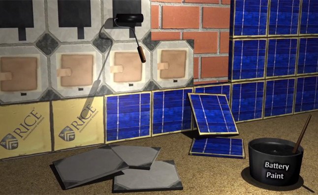 Rice universiteto tyrėjai sukūrė tobulus dažus, kurie veikia kaip baterija – vaizdo įrašas