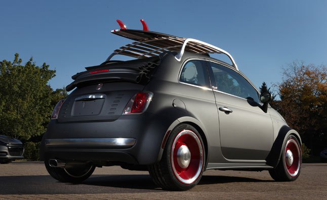 „Fiat 500 Beach Cruiser“ keliauja į SEMA
